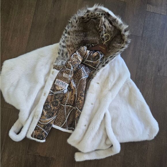 Mink Leopard coat jacket RARE - Picture 11 of 16